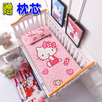 KT cat childrens kindergarten special mat nap Ice Silk soft mat Newborn Crib baby mat summer breathable