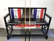 Leisure chair seat club ball viewing chair special leather ball viewing sofa chair light table leisure room billiards high-end