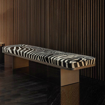 Postmodern light and luxurious home doorway Shoes Stool Designer New style Bench Rooms Bench-style Bedroom Bed Tailstool