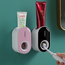 Fully Automatic toothpaste squeezing wall-mounted non-punching creative childrens toothpaste rack lazy toothpaste squeezing artifact