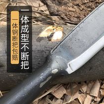 Sickle Outdoor Long Handle Large Cedar Sickle Farm Cut Grass Cleaver Knife Weeding Knife Outdoor Open Wilderness Cutting Reed Mowing Grass Sickle