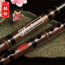 (Lucky language) Professional Purple Bamboo Flute refined small G-tone rising F-tone E-tone flute instrument C- tone d flute playing flute