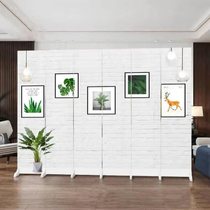 Nordic screen partition wall occludes home living room office partition Bedroom Modern simple folding screen mobile folding