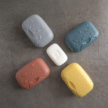 Plastic travel soap box with lock Mini portable soap box Creative sealed soap box Waterproof with lid