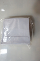 White 3 inch CD bag CD paper bag CD dvd disc bag 100 disc bag CD cover 80g