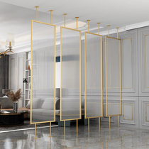 Nordic Changhong screen tempered glass shower room partition wall bedroom living room area hotel iron metal porch type