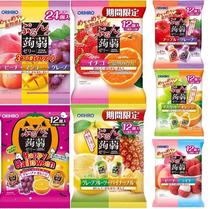 Japan imported orihiro Li Joy Christmas version konjac jelly fruit flavor can suck jelly double spell 12 pieces