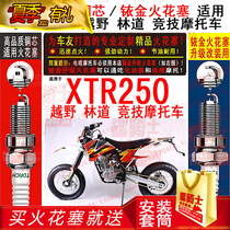 TORCH copper core iridium spark plug is suitable for Canas XTR250 off-road forest road competitive motorcycle