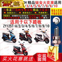 TORCH iridium spark plug suitable for Yamaha Xunying 125 Liying 125 still collar 125 Lingying 125 scooter