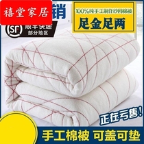 Xinjiang cotton quilt winter bedding all cotton core heating cotton floccup mattress bedding cotton tire