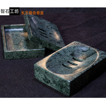 Combo natural marble soap box dish dish creative ins bathroom appliances storage home bathroom supplies