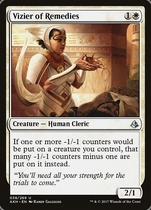 Real orange] ten thousand wise card MTG slowly injured Vizier Amangkai English