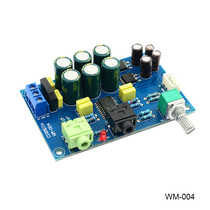 TPA6120A2 earplug board HIFI fever-grade headphone amplifier board Large thrust zero bottom noise kit Finished board