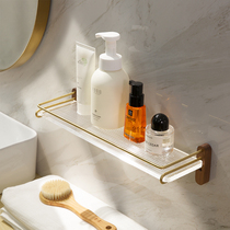 Toilet washroom rack non-perforated wall mounted acrylic toilet bathroom sink cosmetics storage rack