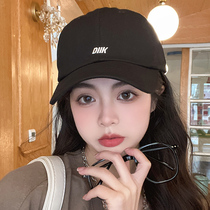 Civen & Kivan Duck Tongue Cap Woman Black Letters Expats Face Small Baseball Cap Casual 100 Hitch Sun Hat