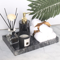 Model room bathroom ornaments hotel toilet sink tray wash set lotion bottle marble tray