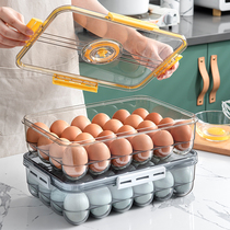 Sky Trim Timing Fridge Egg containing box Home Kitchen Egg Box Rack Tofood Seal Preservation Box