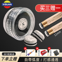 Xicuan leather head pool club small head head leather head 10mm leather head grab table head wake up machine super cut skin head