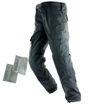 Rhinoceros black military fan pants training combat pants mens overalls Four Seasons mens grid material ACU version