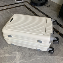 The new export to Japan 20-inch boarding box front open lid suitcase business trolley box travel small box light