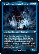 Magic card Flash Moon Giant Sea Beast Bi Scale English commander Legend CMR Metal etching