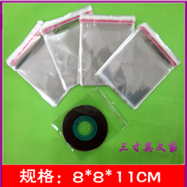 8MM small burning CD transparent sealing pocket small three inch CD English bag DVD burning disc English bag