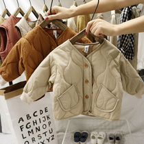 Korean baby baby warm cotton clothes 2021 autumn and winter New Men and women cotton padded jacket foreign style cotton coat