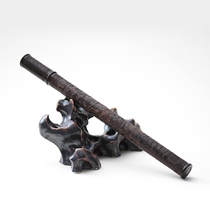 Portable Ebony creative heart warp line incense burner lying incense box antique incense tube incense plug purple light sandalwood fragrant Ware