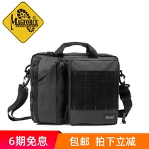 Taiwanese MAGFORCE Maghor Tama A0343 B02 Double-sided Judge Briefcase Glue Black Casual Bag