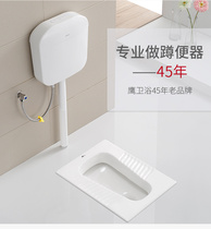 YING Eagle bathroom urinal squatting toilet tank squatting flush set set Eagle brand squat pit toilet household 82