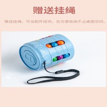Coke rotating Rubiks Cube childrens stereo gyro cans small Magic Bean bottle fingertip block development intellectual educational toy