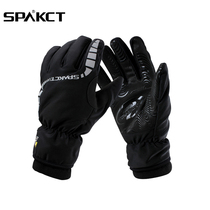 Spakct Spacker Bike All-Finger Riding Gloves Autumn and Winter Windproof and Warm Fleeding Gloves for Men and Women