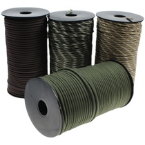 4mm7 Core 100 m Umbrella Rope Outdoor Safety Traction Rope Field Rescue Bundled Rope Tent Rope Camouflated Mountaineering Rope