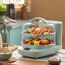 Little bear electric steamer multi-function household smart heat preservation Breakfast Machine small automatic power off steamer multi-layer steamer