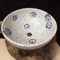 High-grade personality culture art hand wash porcelain basin boutique Chinese antique art ceramic wash basin M one