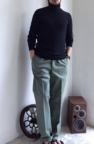 New military version of inventory 50 s Swedish military green tooling trousers cotton casual coat Vintage