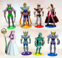  Bandai Saint Seiya twisted egg hand-made mini modeling soul toy doll Athena purple dragon Yihui ice age instant