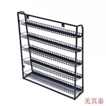 Supermarket cashier gum table front rack snack drinks small shelves convenience store front desk chocolate display rack