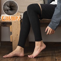 cotton winter long barrel kneecap kneecap warm thearizer gush with thickened protective calf anti-cold long protective leg sock jacket male over knee lengthened