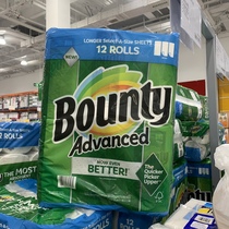 Suzhou COSTCO USA Import Bounty Gang Kitchen Paper Kitchen Paper Towel Suction Oil Suction Oil Stain 107 sheets * 12 vol.