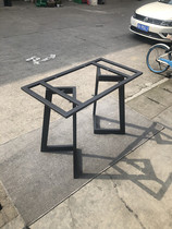  New office desk feet simple metal table legs Furniture accessories hardware steel feet large plate bench steel frame computer