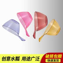 Taoyu drying bucket matching Japanese water scoop thickened plastic water scoop Long handle spoon deepened snack household fried goods shovel
