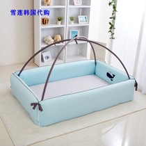 International direct delivery of Korean Organic Bean Baby anti-allergic bump bed with toy hanger
