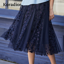 Claritel 2020 women's new summer shopping mall's same fashionable and chic full-length A-line skirt skirt skirt