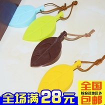 Creative leaf door stopper Door carmen clip Silicone Carmen baby anti-pinch hand door stopper Cartoon door stopper