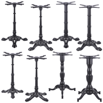 European style cast iron retro metal iron Tiger base western coffee milk tea outdoor table leg dining stand stand