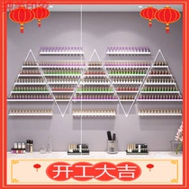 Nail art decoration shop decoration wall nail polish display rack Net red triangle Wall Mount nail polish frame