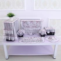 22 inch desktop computer cover fabric lace 24 inch LCD screen cover keyboard cover computer host dust cover sleeve