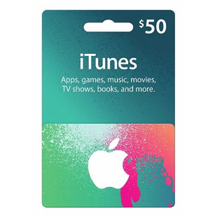 美国区app id充值卡gift card$50美金美元 礼品卡兑换码充值码