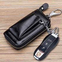 2020 new multifunctional home key bag card bag one cowhide keychain women mens car key bag